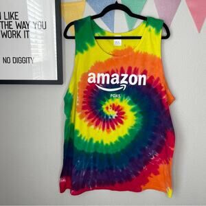 Amazon PDX5 Rainbow Tie Dye Tank | XL